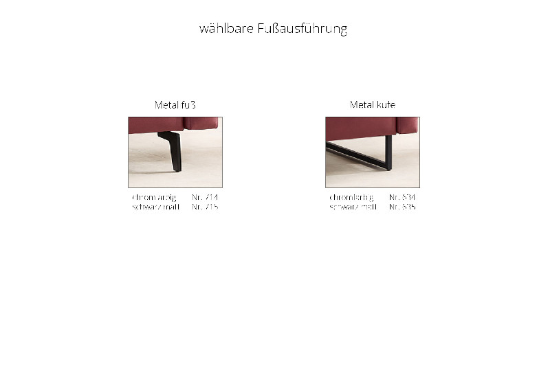 Fußausführung