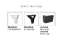 MR 370 von Musterring - Ledercouch Variante rechts grey