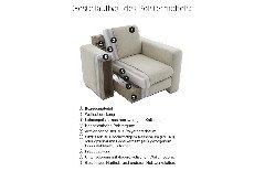 MR 1380 von Musterring - Ledersofa Variante rechts honey