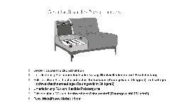 Oasis-LE24 von designwerk - Wohnlandschaft links bronzo