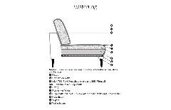 Midland-LE25 von set one by Musterring - Ecksofa Variante links natur