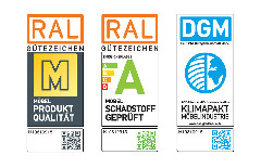 MR 2795 von Musterring - Ecksofa Ausführung rechts ivory