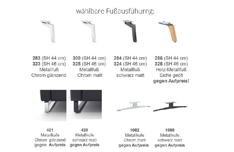 Fußausführung