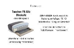 Bastia von Gruber - Polster-Duo blaugrau