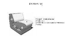 MR 290 von Musterring - Couchgarnitur rechts lind