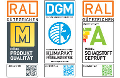 Felix von Polsteria - Polstergarnitur rechts grau