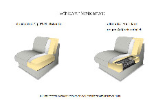 Viona von Polsteria - Rundsofa bourbon
