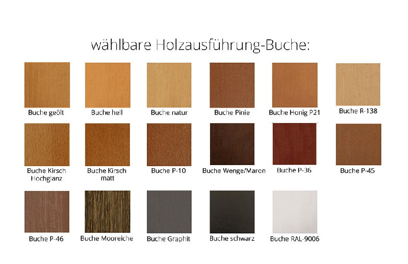 Holzausführung-Buche