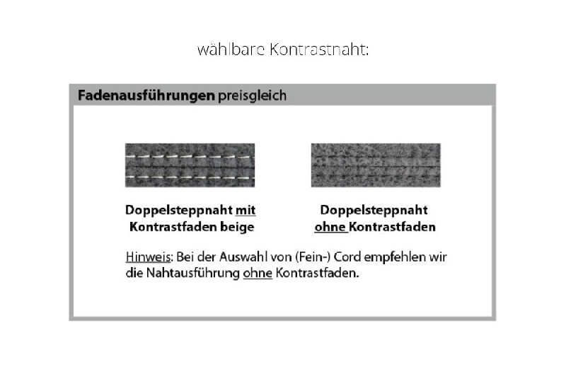Nahtausführung
