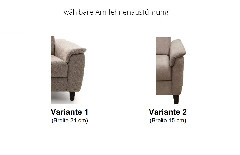 Verso von Sit & More - Polstergarnitur links taupe