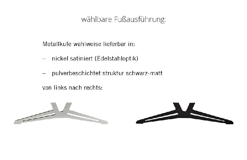 Fußausführung