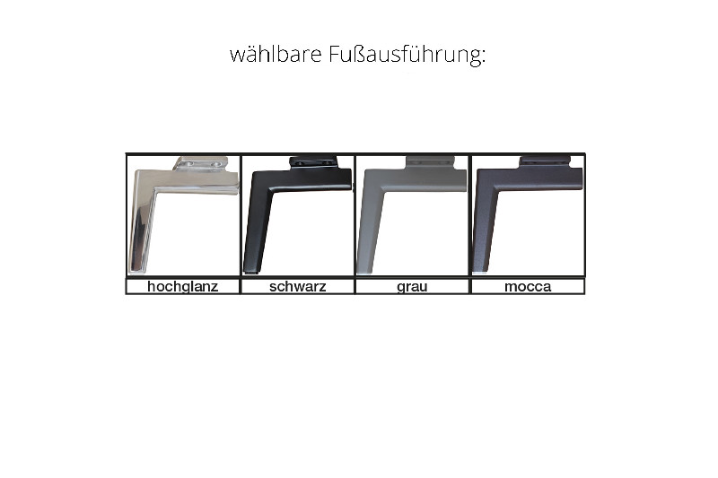 Fußausführung