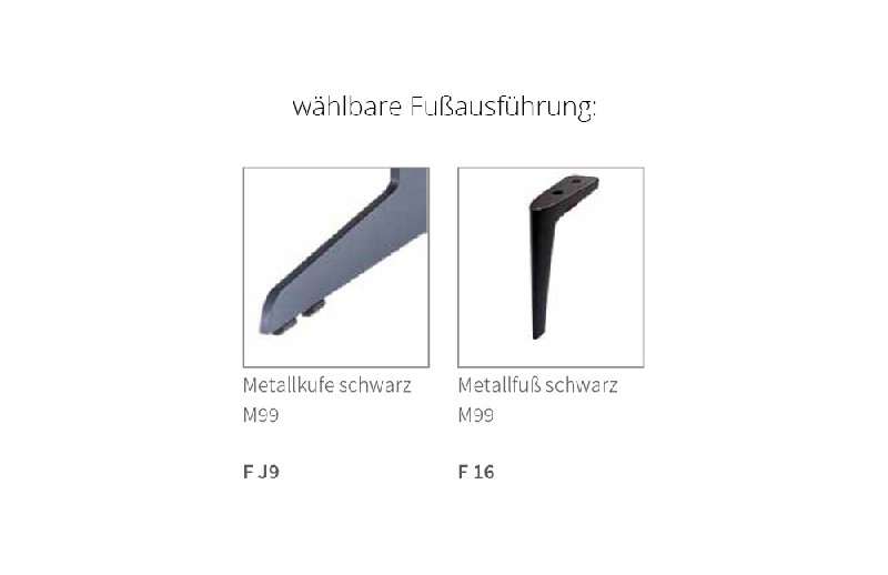 Fußausführung