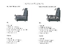 3600 von Carina - Polstergruppe navy