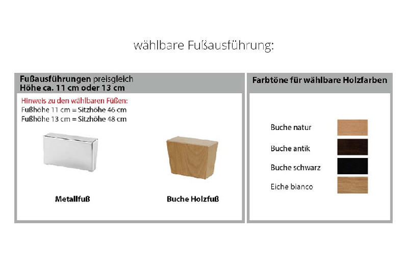 Fußausführung