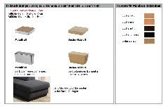 ZE-EM15003 von Zehdenick - Ecksofa grau