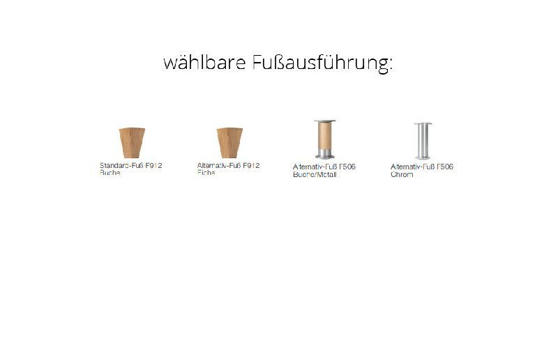 Fußausführungen