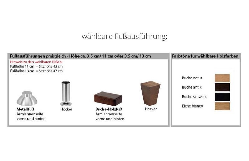 Fußausführung