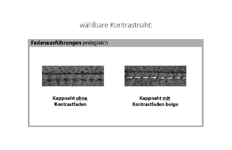 Nahtausführung