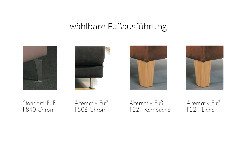 S896 Pisa von Ponsel - Ecksofa rechts hellgrau