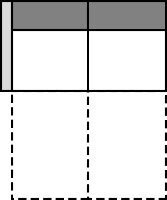 Doppelbett 2x75 links