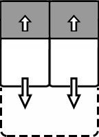 Doppelbett 140 Zwischenelement