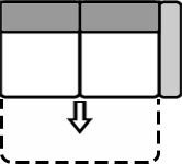 Querschläfer 2,5-sitzig rechts