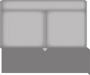 3-Sitzer Zwischenelement