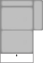 Canape XL gerade rechts