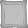 Kissen mit breiter Biese 92x92