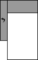 Abschlussrecamiere breit links