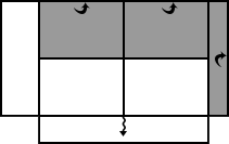2-Sitzer mit offenem Abschluss