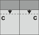 2-Sitzer Zwischenelement