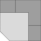 Trapezeckzwischenelement
