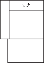 Chaiselongue breit links