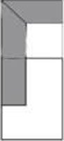 Eckelement mit 1-Sitzer medium + Abschlussteil links