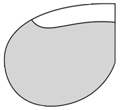 Abschlusselement rund links