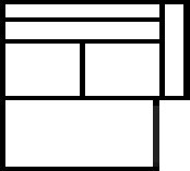 3-Sitzer Doppelliege rechts