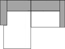 Sofa mit Anstellocker links