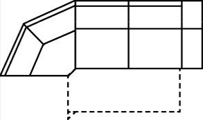 Ecke + 3-Sitzer rechts