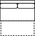 3-Sitzer Zwischenelement