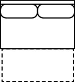 3-Sitzer-Zwischenelement