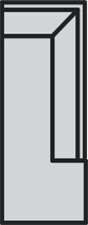 Eckabschlusselement rechts
