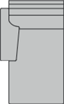 Longchair hoch, breit links