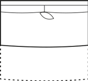 3-Sitzer Zwischenelement