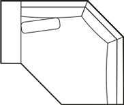 Mega Eckelement links