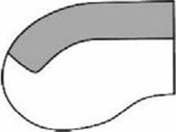 Abschlussteil rund links