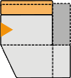Liege schräg maxi rechts