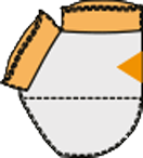 Abschlusselement rund links