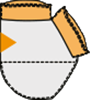 Abschlusselement rund rechts